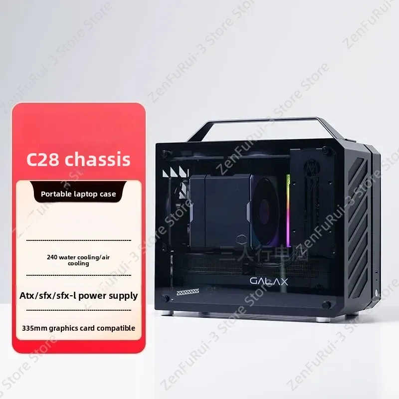 Mechanic Master C28 Matx Portable Pc Case - Caja de PC Mini para Escritorio,