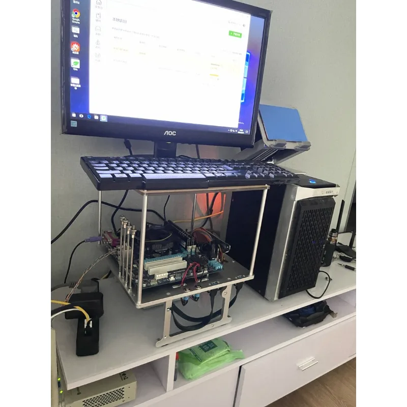 Caja de Ordenador de Aluminio  - Aluminum Open Frame Test Bench Water Cooling reseña y precio